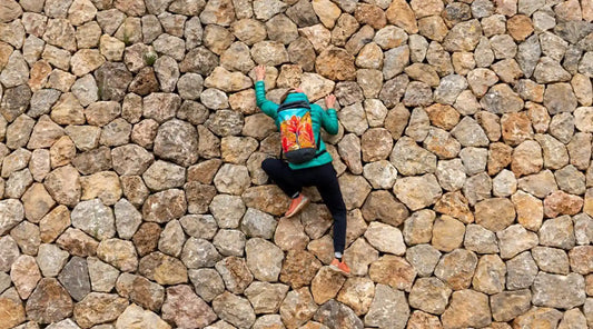 mountain climbing pack