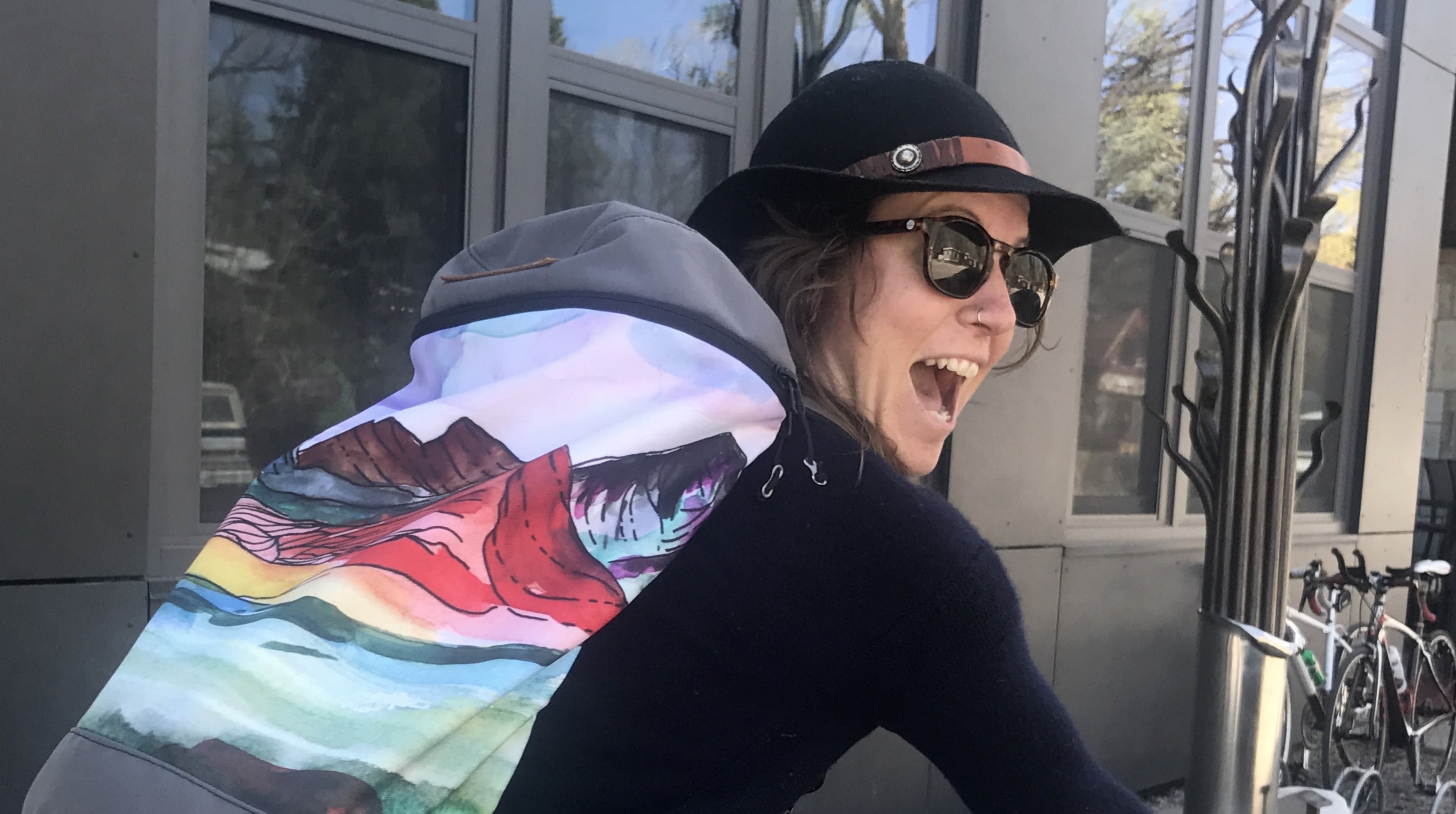 Free Range Equipment Featured Artist Sarah Uhl. Alpine inspired artist collaboration backpacks, canvas series. Made to order in Bend, Oregon.